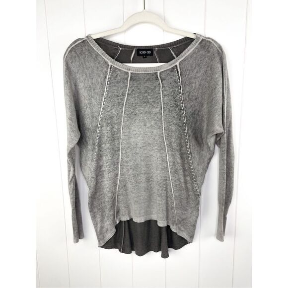 Ronen Chen Grey Batwing Lightweight Sweater Size 1 (S) - Picture 1 of 10